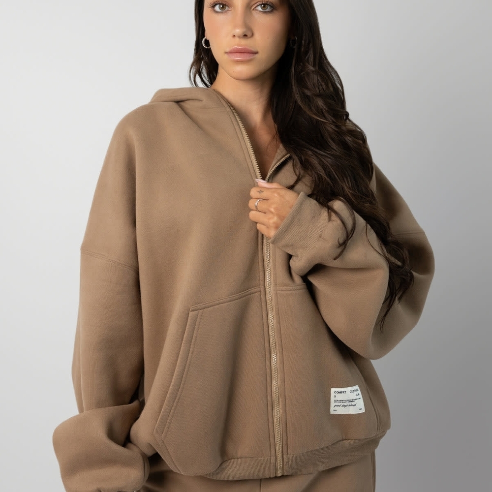 Nwot Comfrt Zip Affirmation Hoodie In Color Teddy Size 2XL - Picture 4 of 9